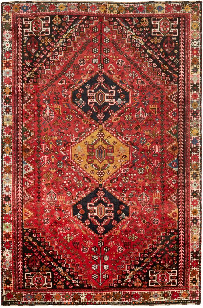 Persian Rug Shiraz 269x173 269x173, Persian Rug Knotted by hand
