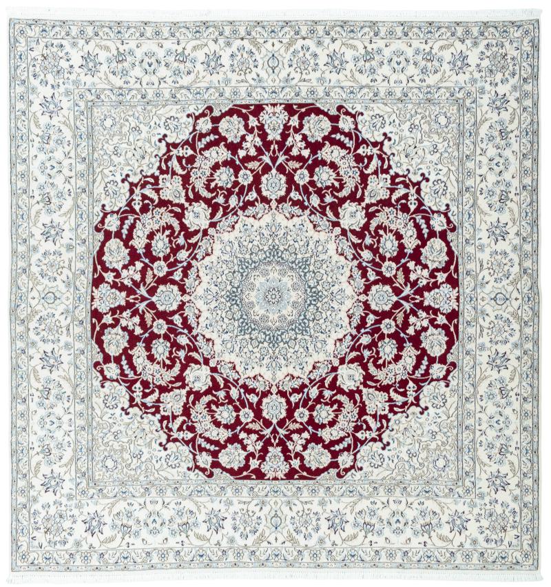 Persian Rug Nain 9La 255x243 255x243, Persian Rug Knotted by hand