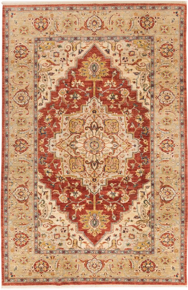 Afghanischer Teppich Ziegler Farahan 298x199 298x199, Perserteppich Handgeknüpft