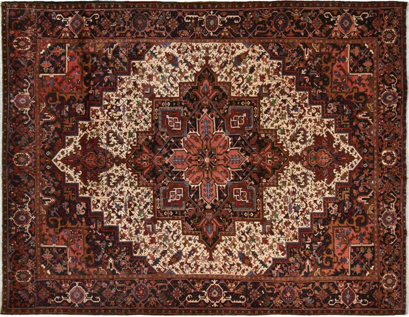 Perzsa szőnyeg Heriz 12'10"x10'2" 12'10"x10'2", Perzsa szőnyeg Kézzel csomózva