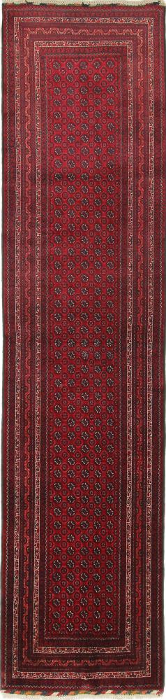 Persian Rug Afghan Mauri 397x95 397x95, Persian Rug Knotted by hand