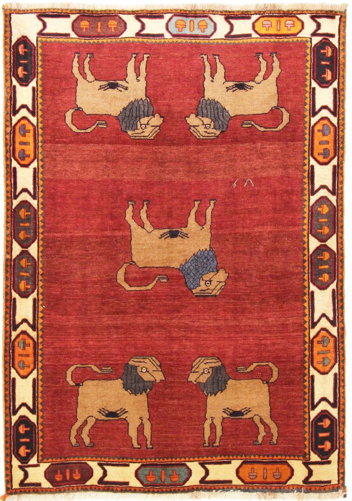 Persisk tæppe Ghashghai 183x129 183x129, Persisk tæppe Knyttet i hånden