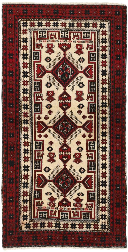Tappeto persiano Beluch 193x98 193x98, Tappeto persiano Annodato a mano