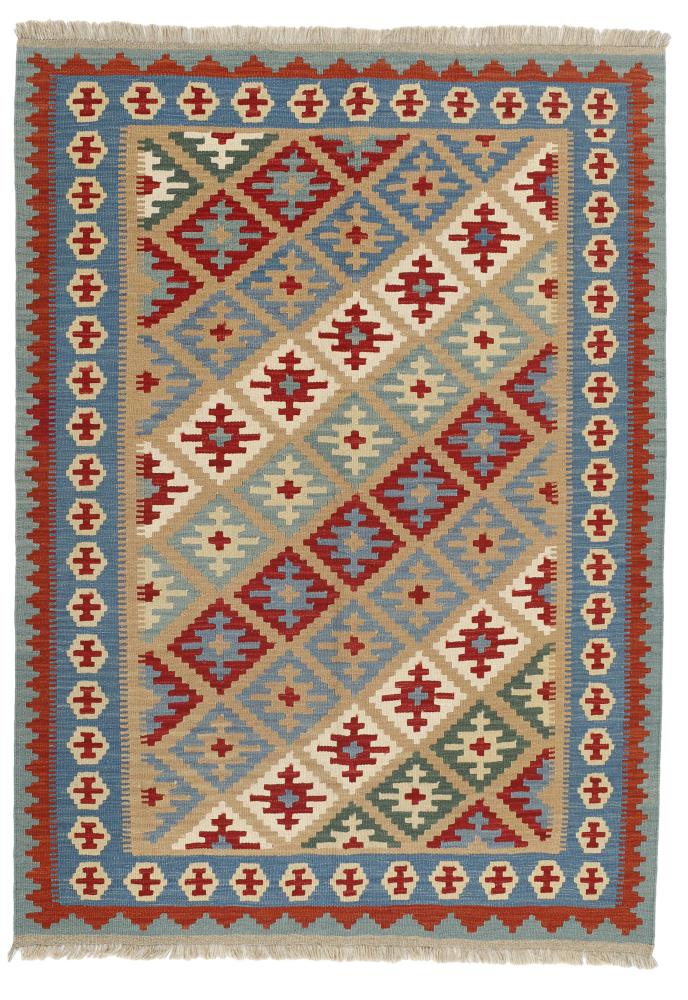 Tapete persa Kilim Fars 202x151 202x151, Tapete persa Tecido à mão