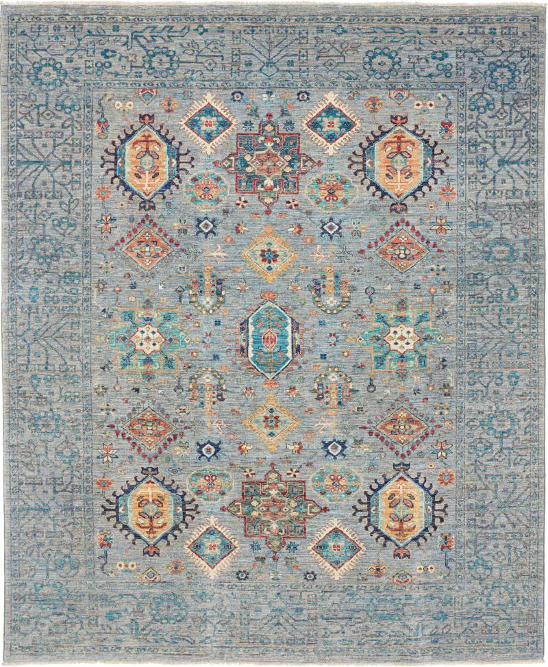 Pakistani rug Arijana Klassik 7'10"x6'5" 7'10"x6'5", Persian Rug Knotted by hand