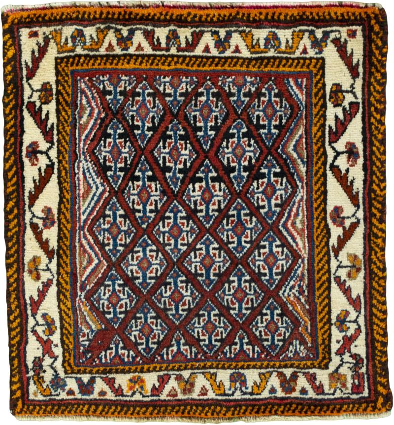 Persian Rug Shiraz 67x60 67x60, Persian Rug Knotted by hand
