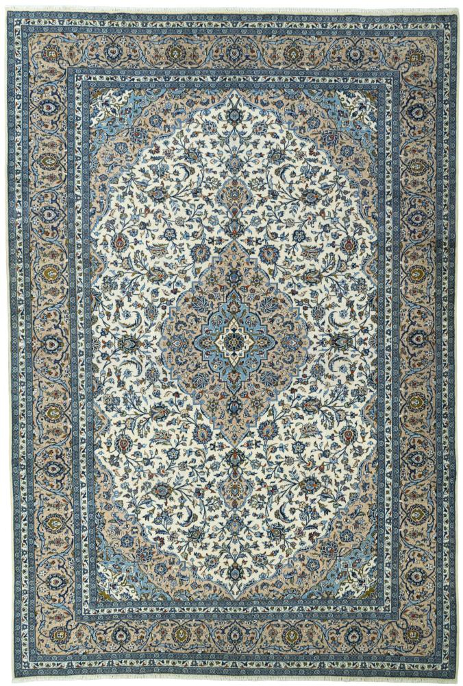 Tapis persan Kashan 437x298 437x298, Tapis persan Noué à la main