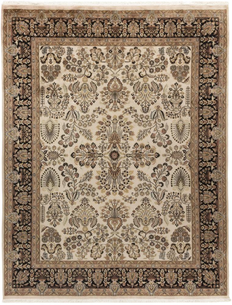 Tapis indien Indo Kashan 303x233 303x233, Tapis persan Noué à la main