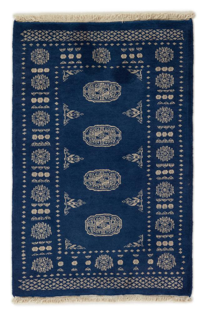 Pakistanischer Teppich Pakistan Buchara 2ply 117x78 117x78, Perserteppich Handgeknüpft
