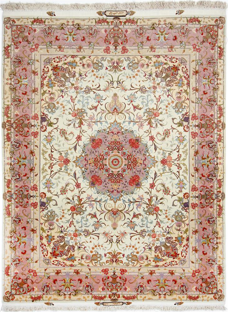 Persian Rug Tabriz 60Raj 206x149 206x149, Persian Rug Knotted by hand