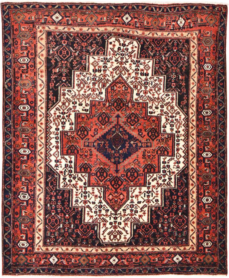 Covor persan Senneh 154x128 154x128, Covor persan Lucrate de mână