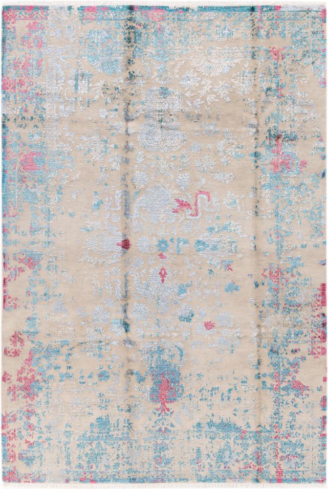 Alfombra india Sadraa 280x190 280x190, Alfombra persa Anudado a mano