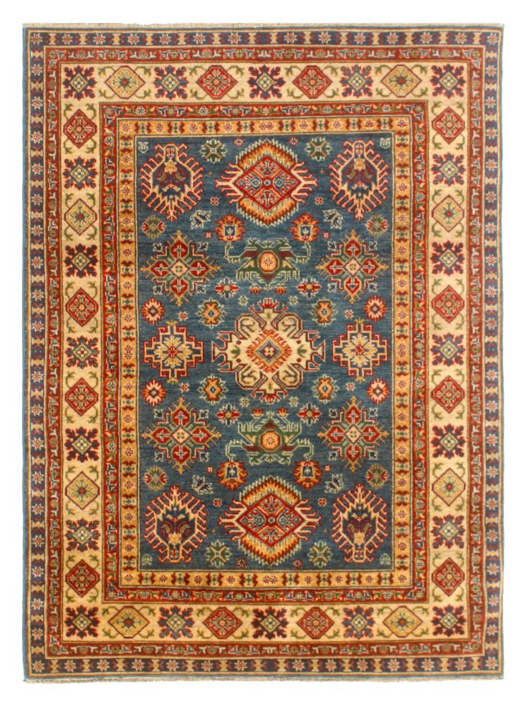 Afghan rug Kazak Ghazni 212x145 212x145, Persian Rug Knotted by hand