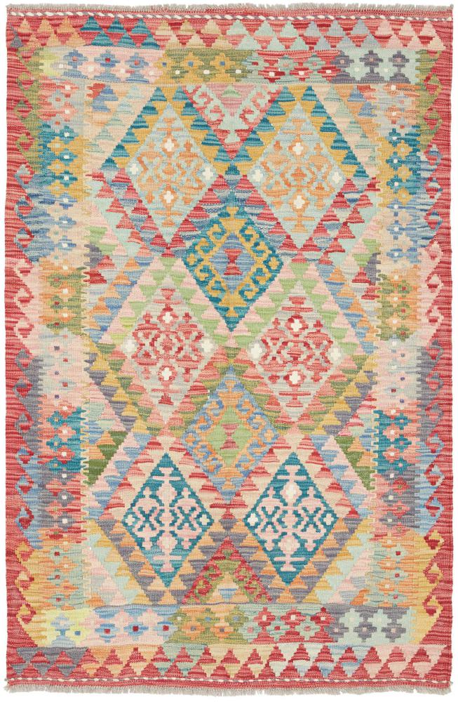 Αφγανικό χαλί Κιλίμ Afghan 151x97 151x97, Περσικό χαλί Οι κόμποι έγιναν με το χέρι