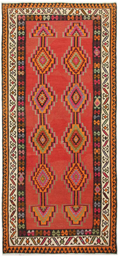 Tapete persa Kilim Fars Azerbaijan Antigo 405x185 405x185, Tapete persa Tecido à mão