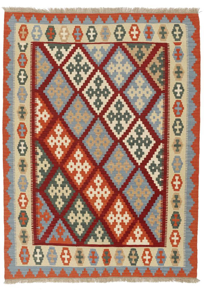 Tapete persa Kilim Fars 199x156 199x156, Tapete persa Tecido à mão