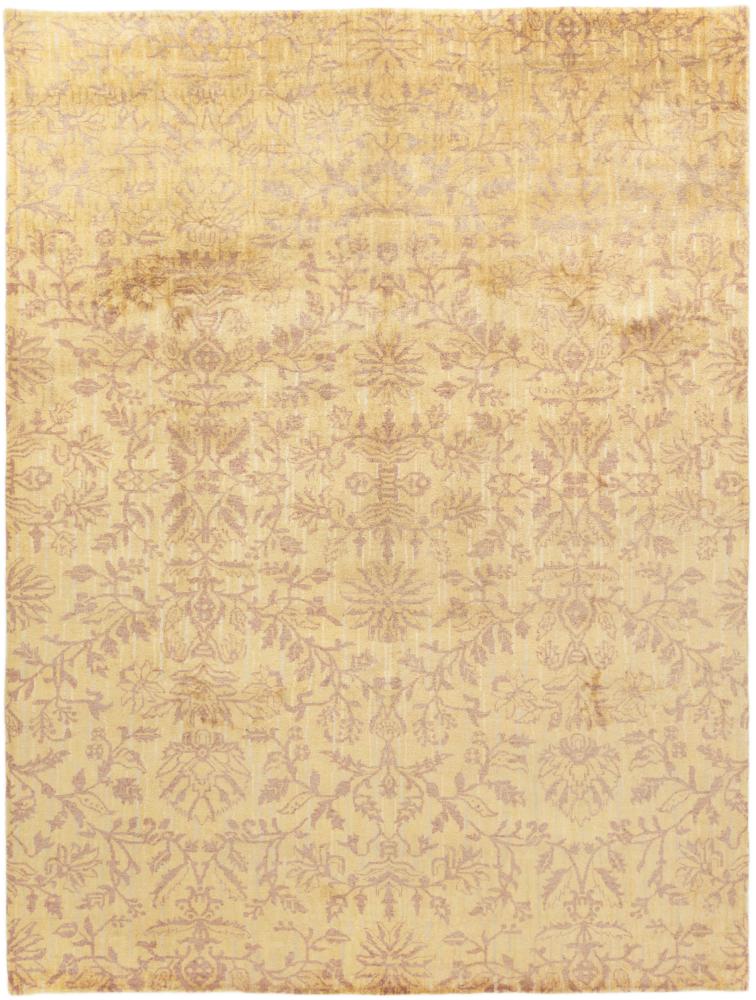 Tapis indien Cachemire Soie 302x226 302x226, Tapis persan Noué à la main