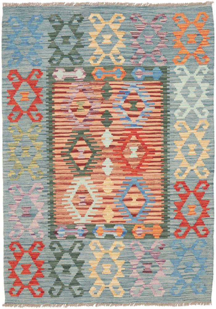 Afghanischer Teppich Kelim Afghan 4'11"x3'5" 4'11"x3'5", Perserteppich Handgewebt