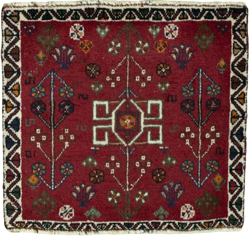 Perzisch tapijt Shiraz 56x61 56x61, Perzisch tapijt Handgeknoopte