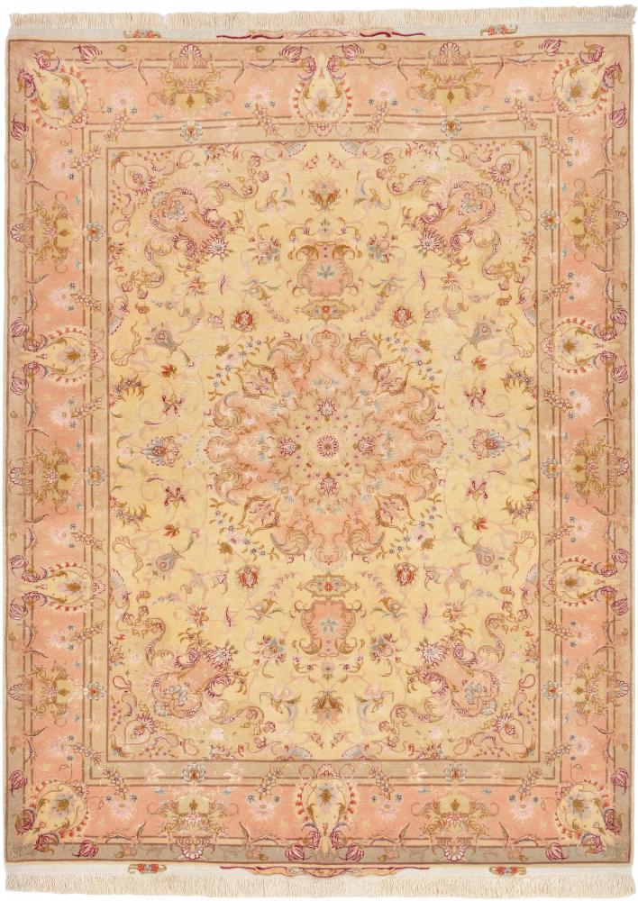 Tapete persa Tabriz 50Raj 202x148 202x148, Tapete persa Atado à mão