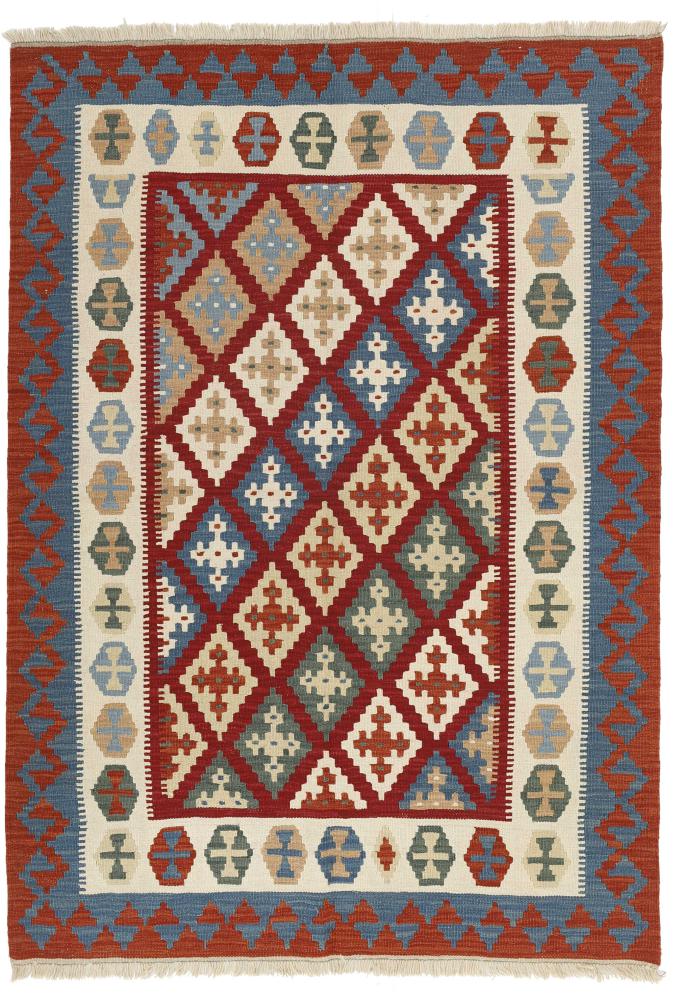 Tapete persa Kilim Fars 208x155 208x155, Tapete persa Tecido à mão