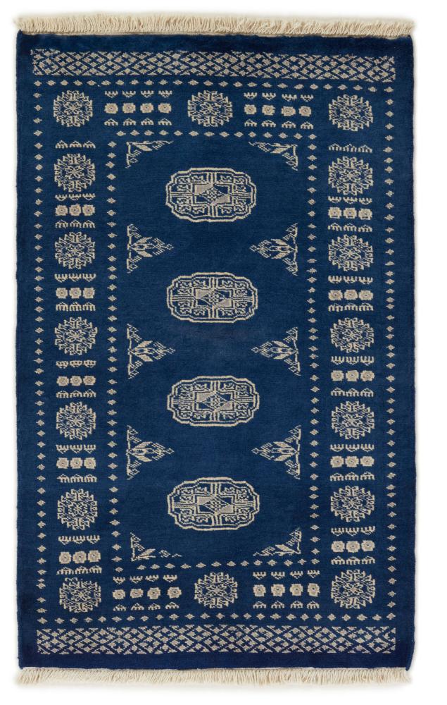 Pakistansk tæppe Pakistan Buchara 2ply 123x76 123x76, Persisk tæppe Håndknyttet