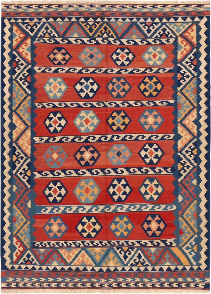 Persian rug Kilim Fars Ghashghai 7'9"x5'9" 7'9"x5'9", Persian rug Handwoven
