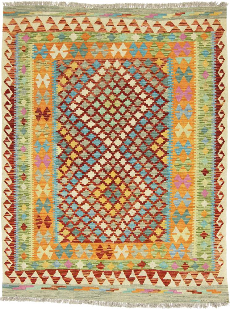 Tapis afghan Kilim Afghan Heritage 196x149 196x149, Tapis persan Tissé à la main