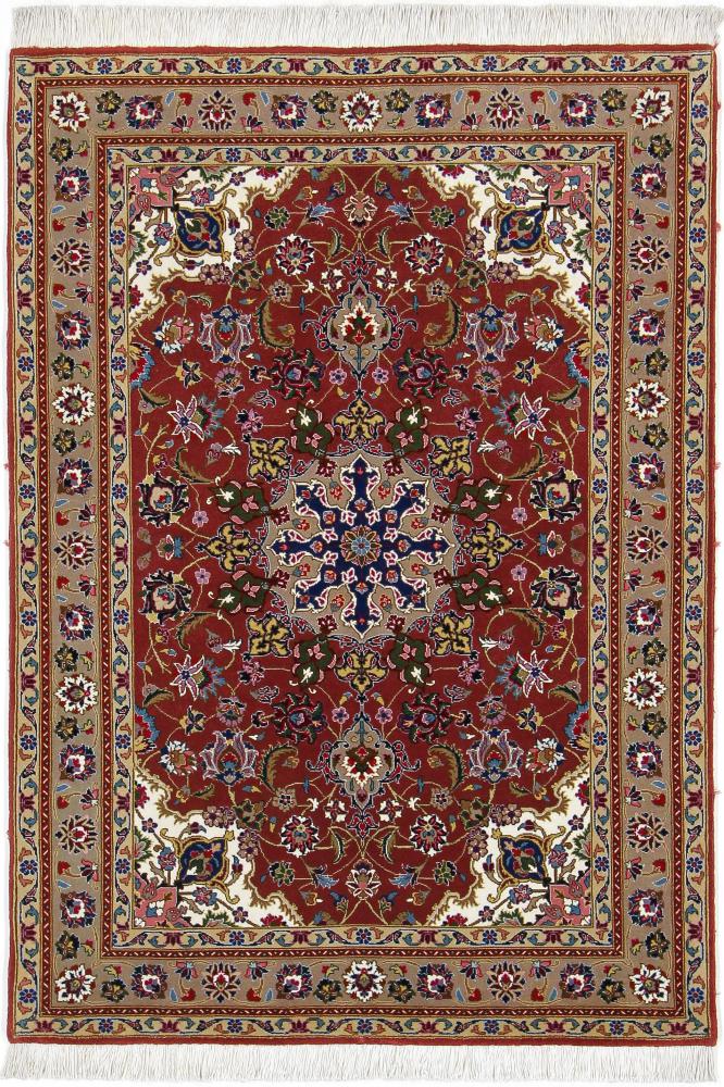 Tapete persa Tabriz 50Raj 139x101 139x101, Tapete persa Atado à mão