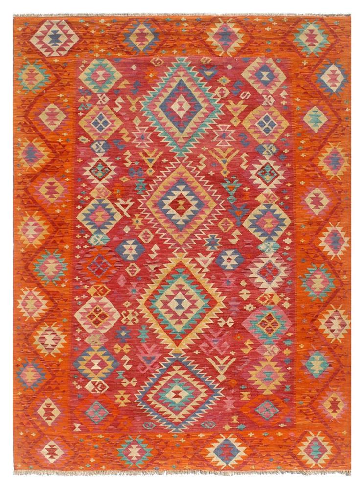 Afghan rug Kilim Afghan 9'7"x6'6" 9'7"x6'6", Persian Rug Woven by hand