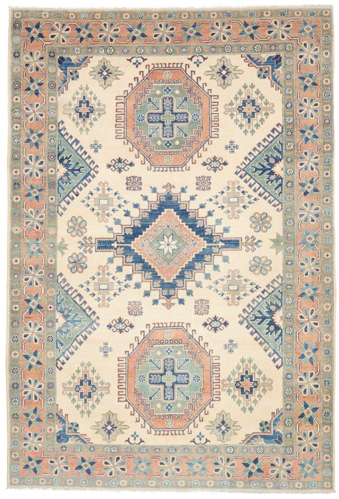 Afghansk teppe Kazak 307x205 307x205, Persisk teppe Knyttet for hånd