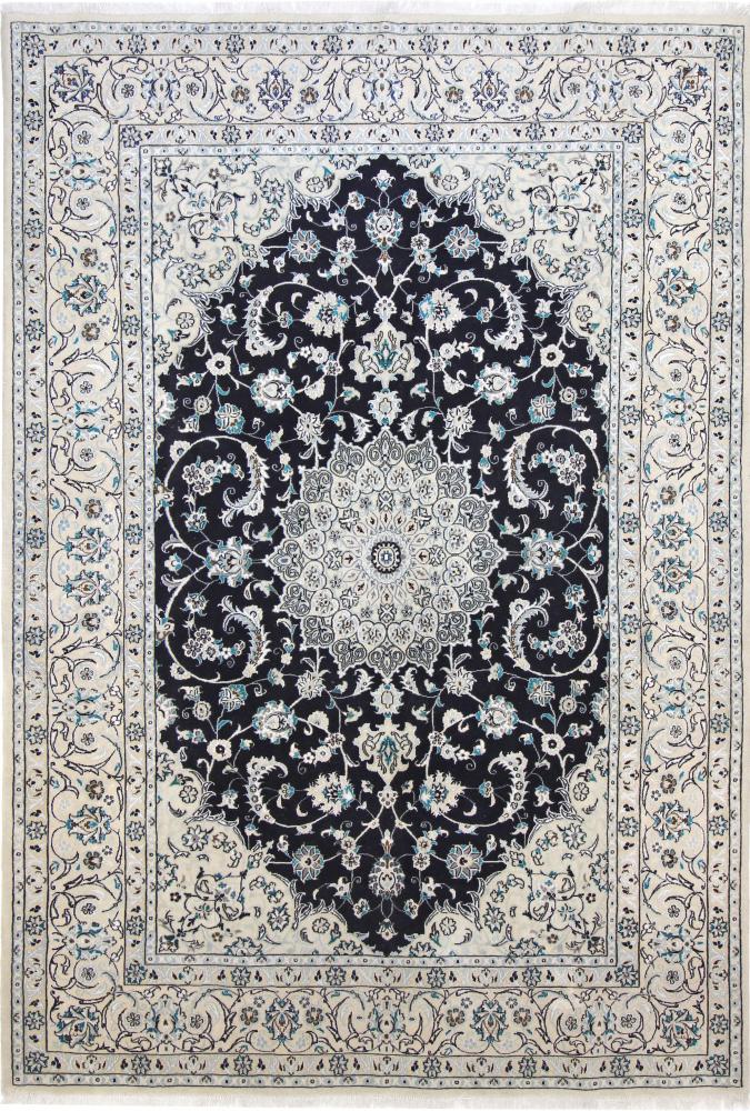 Persian Rug Nain 9La 9'9"x7'1" 9'9"x7'1", Persian Rug Knotted by hand