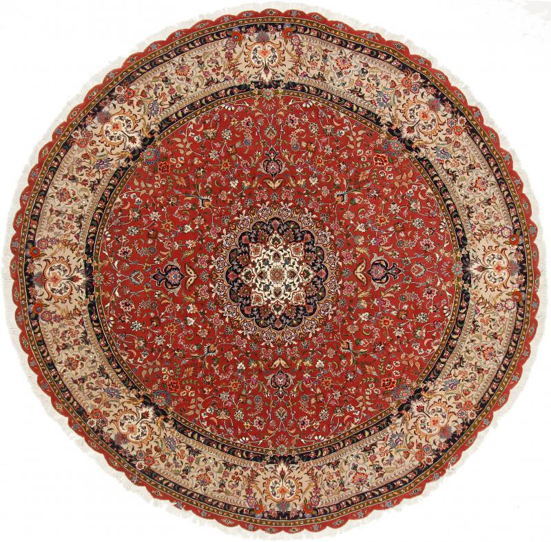 Tapete persa Tabriz 50Raj 299x299 299x299, Tapete persa Atado à mão