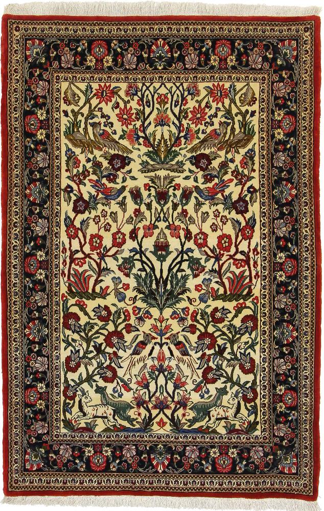 Tapete persa Ghom Kork 160x108 160x108, Tapete persa Atado à mão