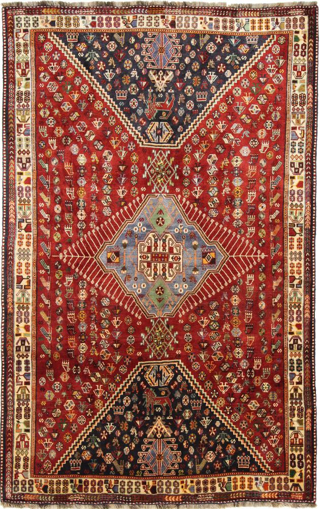 Persisk tæppe Ghashghai 279x176 279x176, Persisk tæppe Knyttet i hånden