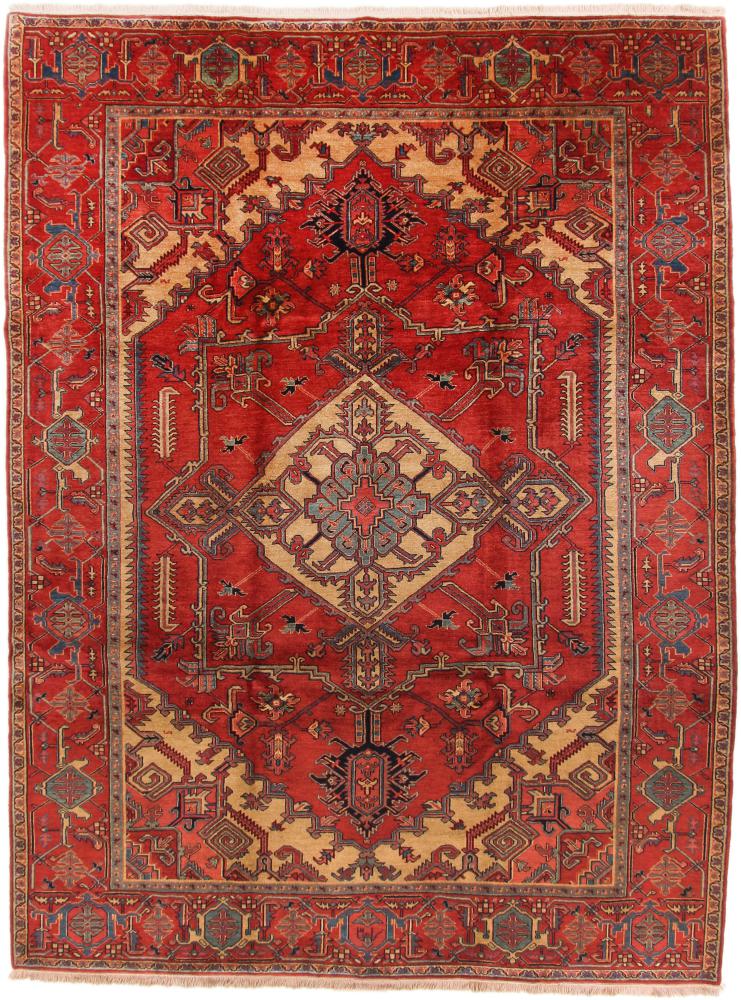 Perserteppich Heriz 348x264 348x264, Perserteppich Handgeknüpft
