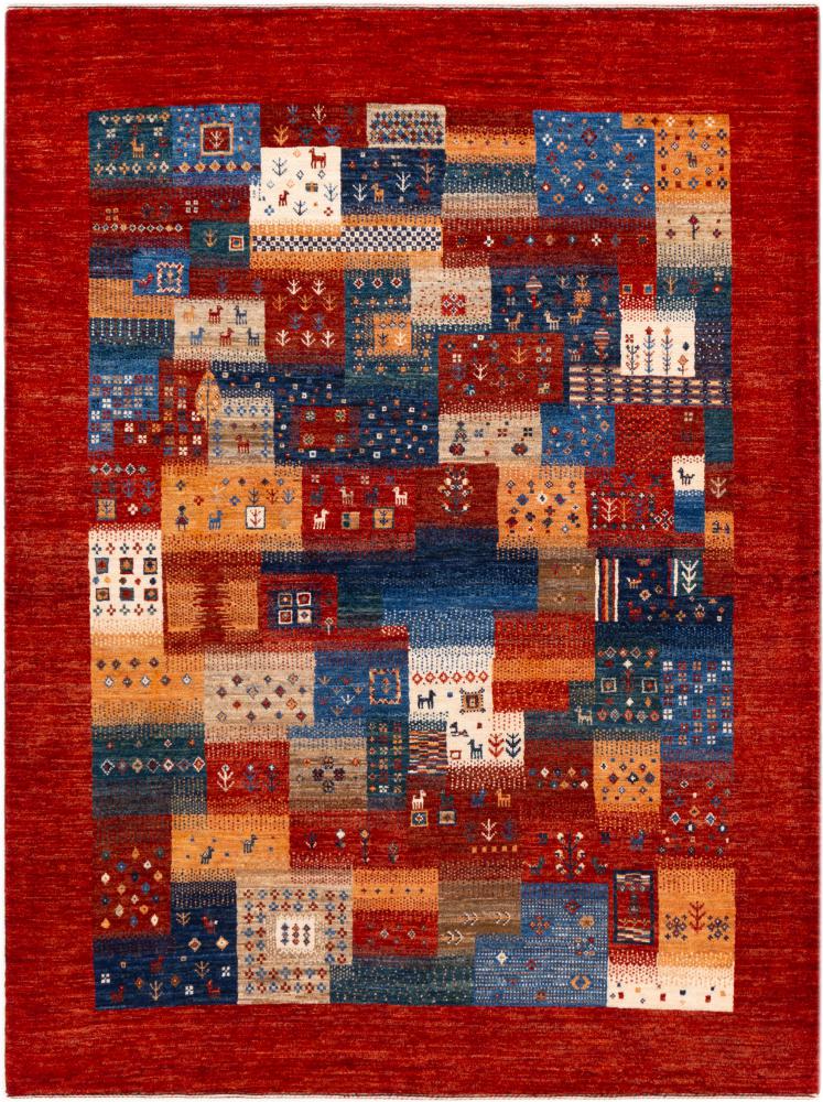 Alfombra persa Persia Gabbeh Loribaft Nowbaft 197x150 197x150, Alfombra persa Anudado a mano