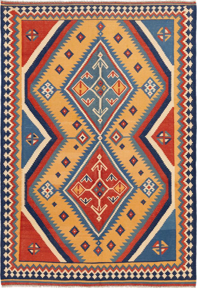 Tappeto persiano Kilim Fars Ghashghai 237x167 237x167, Tappeto persiano Tessuto a mano