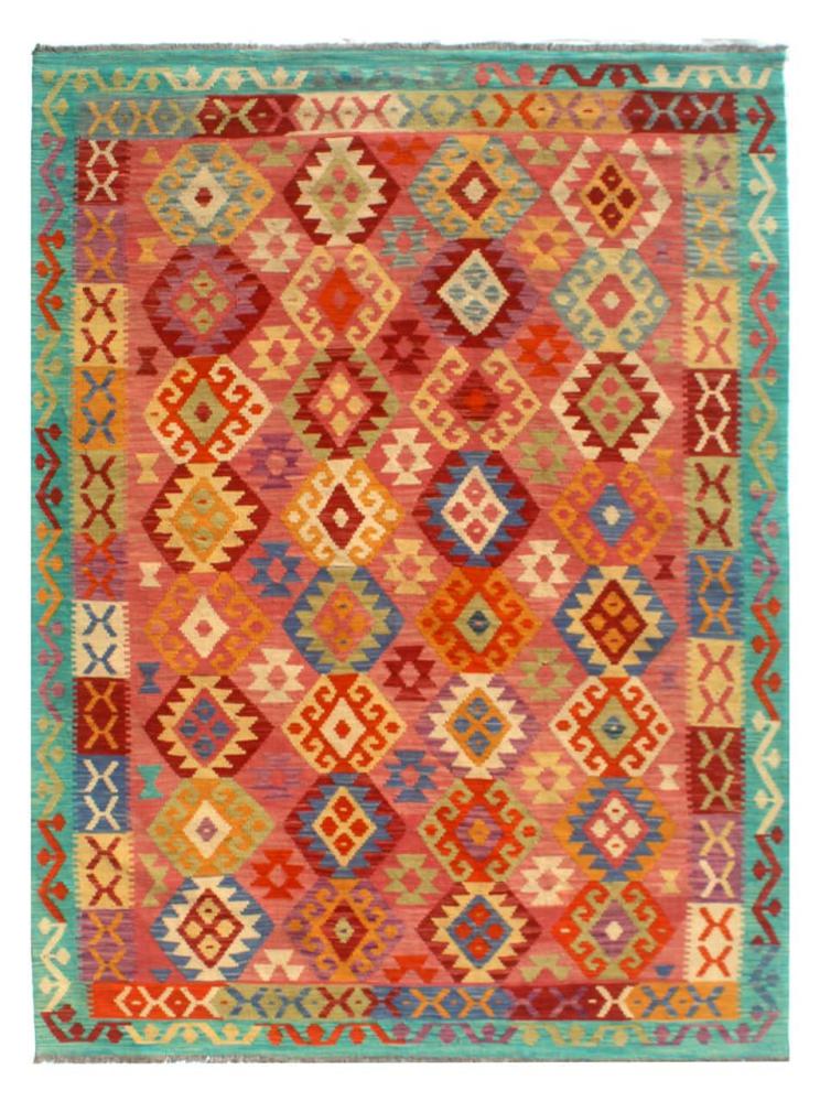 Afghan rug Kilim Afghan 9'6"x6'7" 9'6"x6'7", Persian Rug Woven by hand