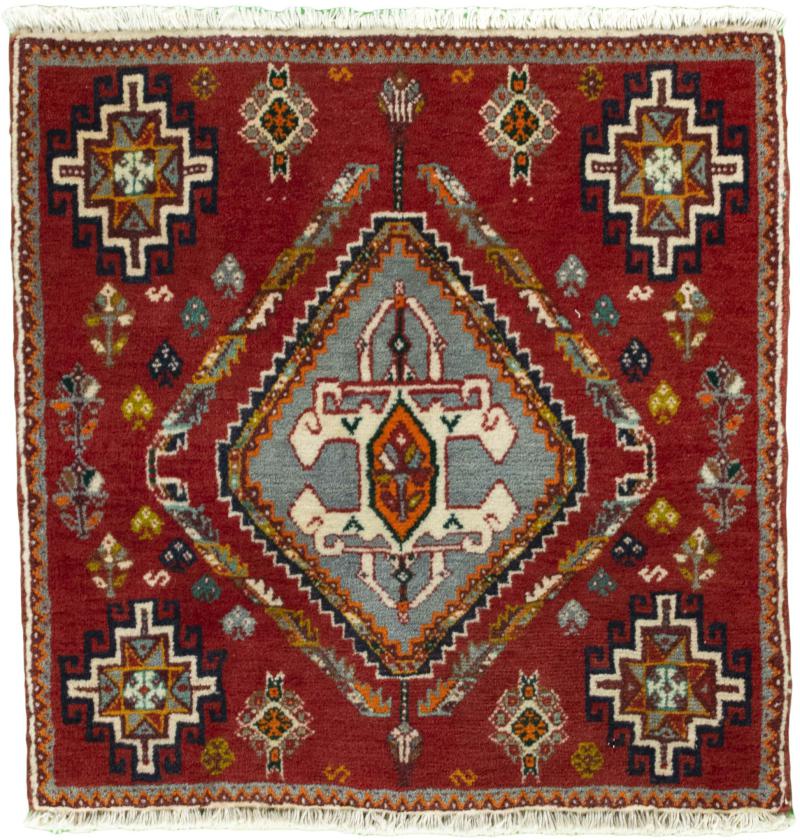 Persian Rug Shiraz 57x54 57x54, Persian Rug Knotted by hand