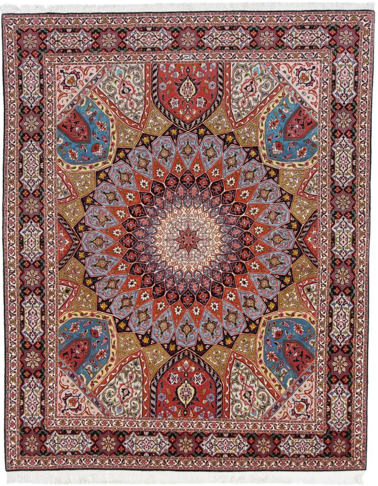 Perzsa szőnyeg Tabriz 50Raj Gumbad 8'5"x6'8" 8'5"x6'8", Perzsa szőnyeg Kézzel csomózva