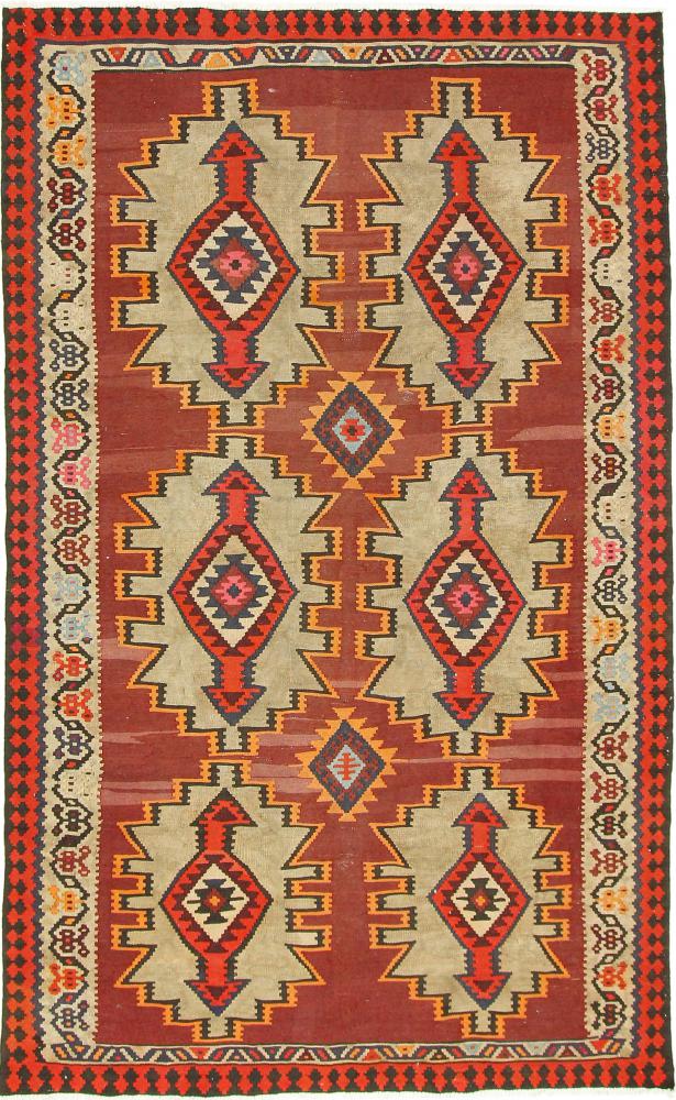 Tapete persa Kilim Fars Azerbaijan Antigo 280x164 280x164, Tapete persa Tecido à mão