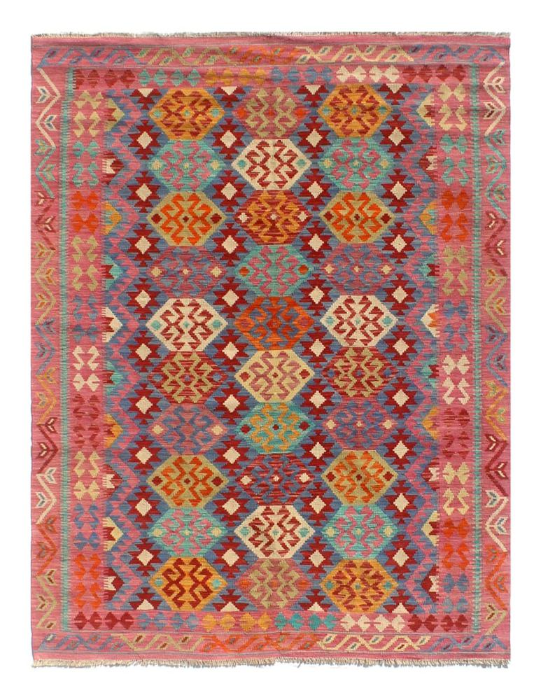 Afghan rug Kilim Afghan 8'2"x5'9" 8'2"x5'9", Persian Rug Woven by hand