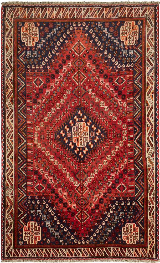 Tapis persan Shiraz 281x171 281x171, Tapis persan Noué à la main