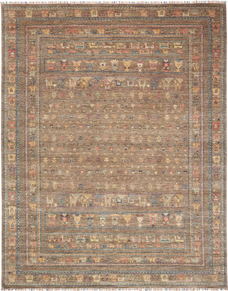Pakistani rug Design Arijana 10'2"x8'0" 10'2"x8'0", Persian Rug Knotted by hand