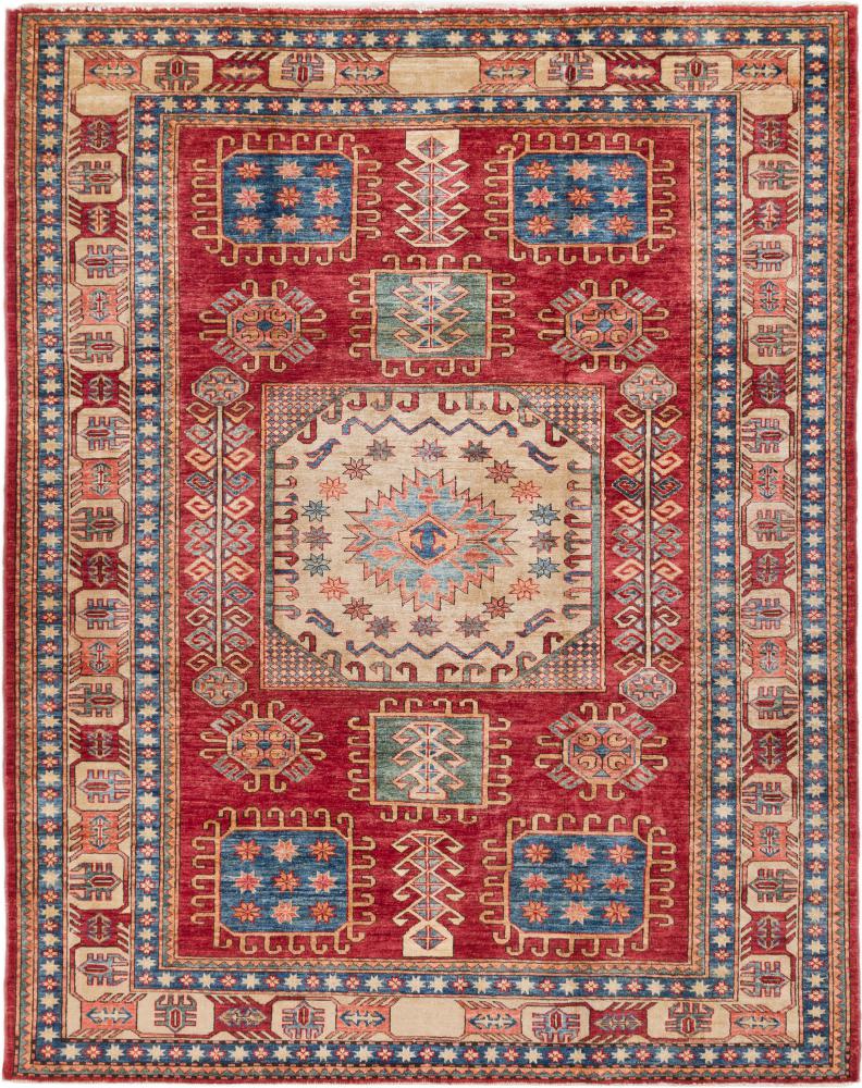 Alfombra afgana Super Kazak 228x179 228x179, Alfombra persa Anudado a mano