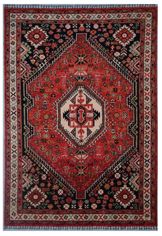Pakistaans tapijt Kazak Ghashghai 296x209 296x209, Perzisch tapijt Handgeknoopt