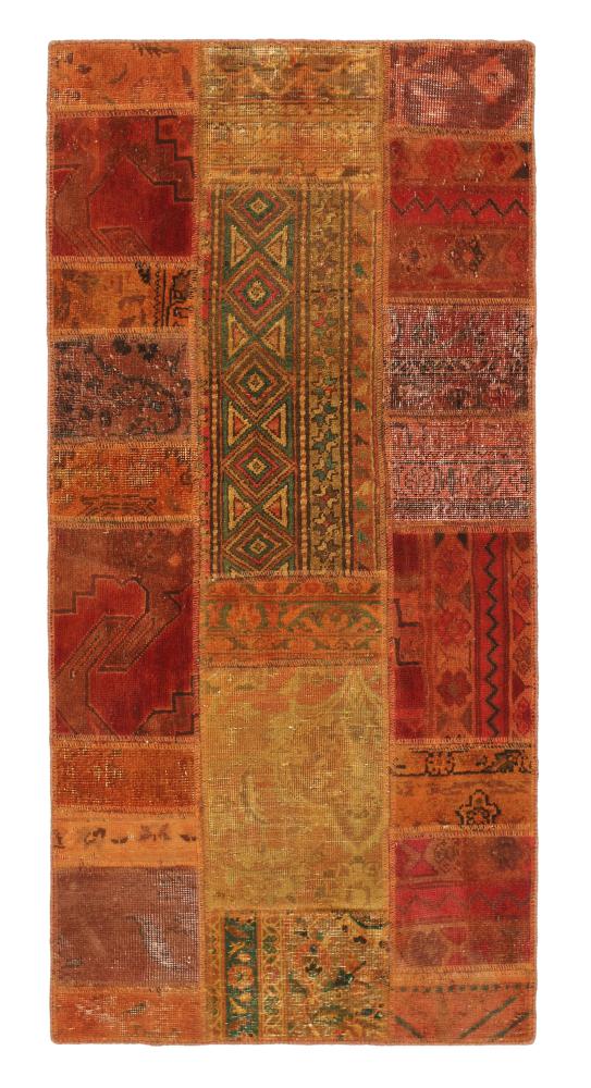 Persian Rug Patchwork 156x74 156x74, Persian Rug Knotted by hand
