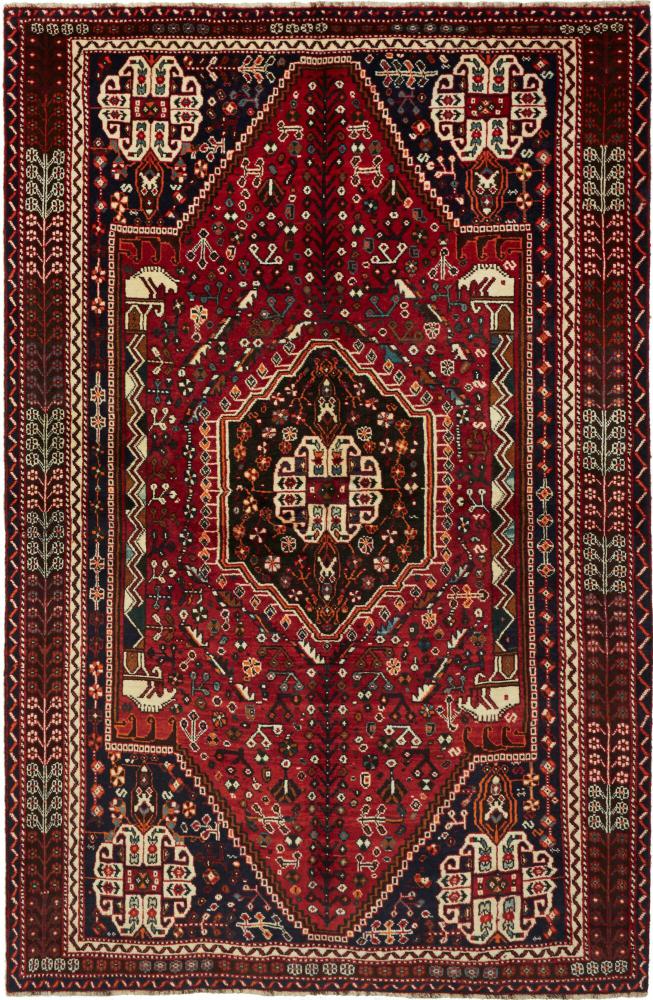 Alfombra persa Shiraz 249x161 249x161, Alfombra persa Anudado a mano