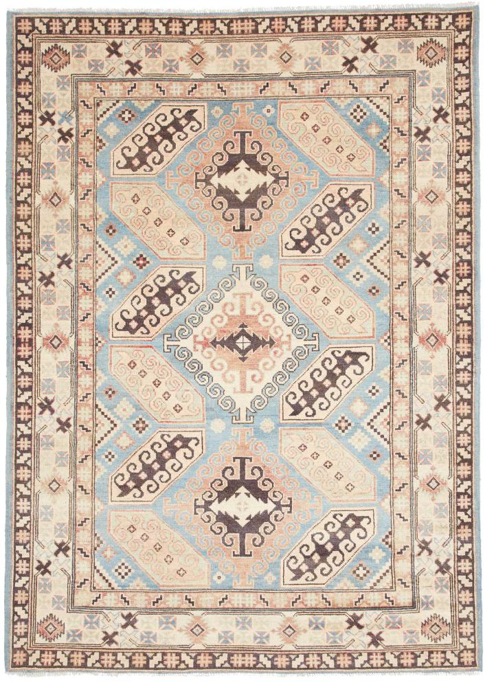 Afgán szőnyeg Kazak 215x154 215x154, Perzsa szőnyeg Kézzel csomózva